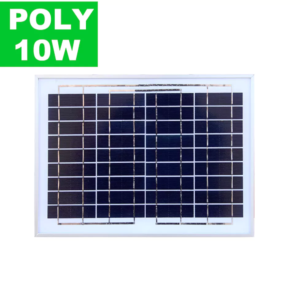 10W Polycrystalline solar panel