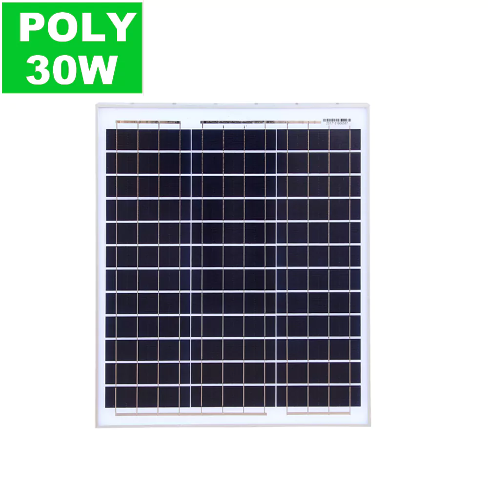 30W Polycrystalline solar panel