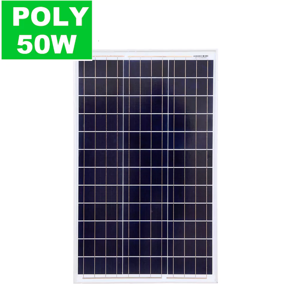 50W Polycrystalline solar panel