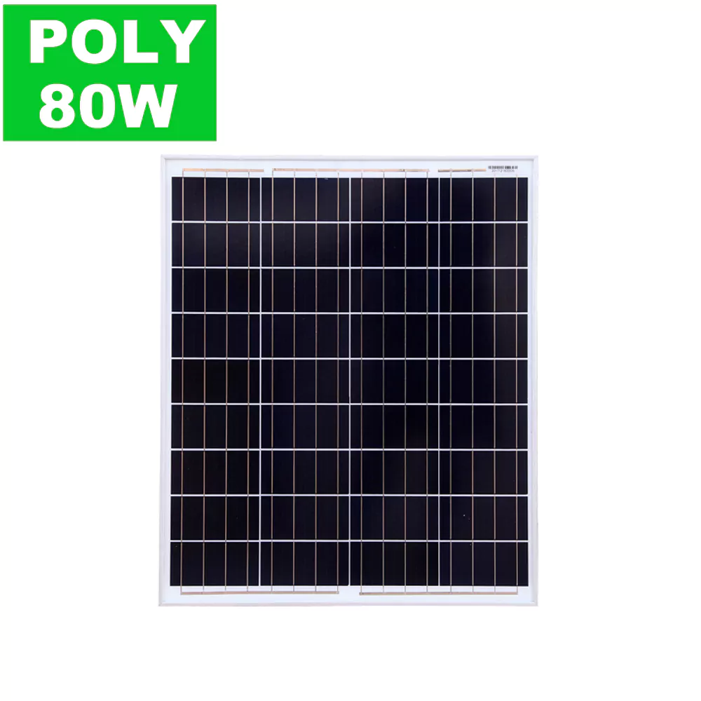 80W Polycrystalline solar panel